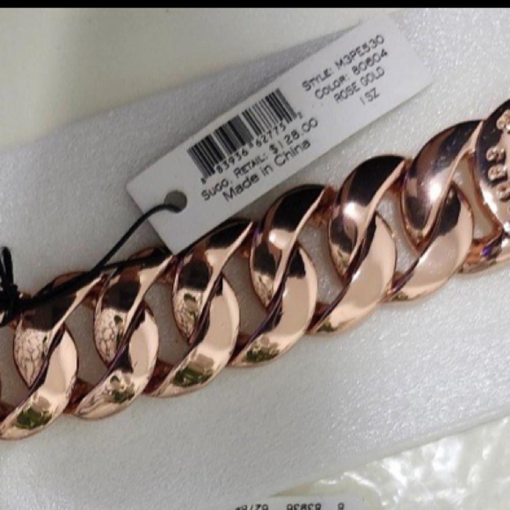Marc Jacobs Rose Gold Chain Bracelet w/Dust Bag NWT - Picture 3 of 6